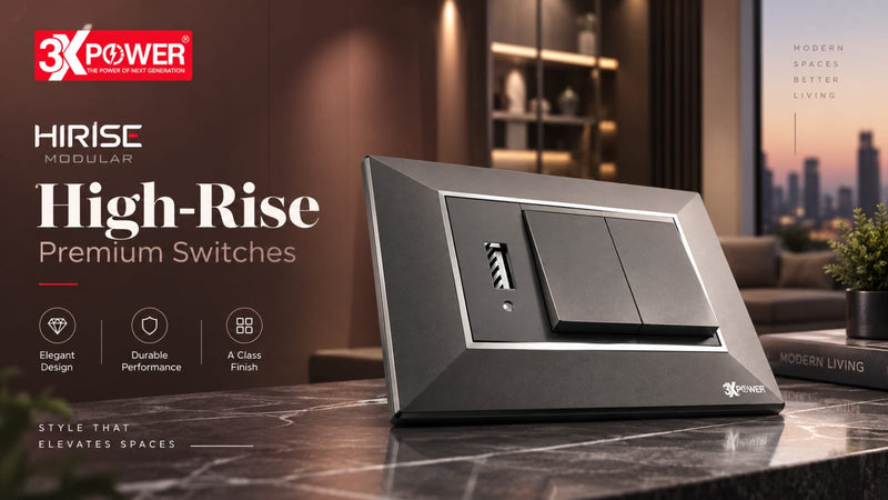 Hirise Modular Switches: A Smart Blend of Style, Comfort and Everyday Functionality