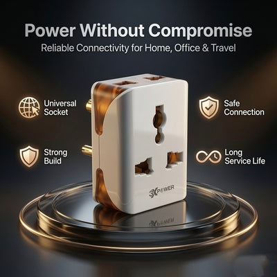 HIRISE 6A 3 PIN UNIVERSAL MULTI PLUG